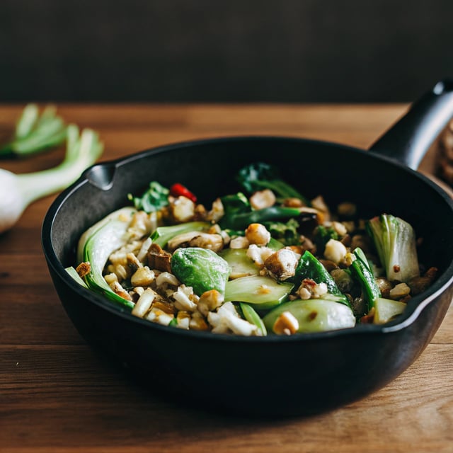 Baby Bok Choy with Cashews
