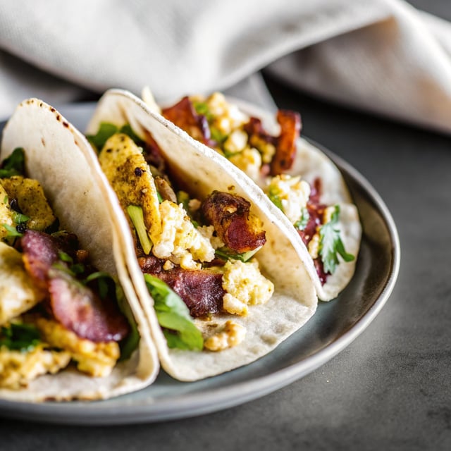 Bacon Breakfast Tacos