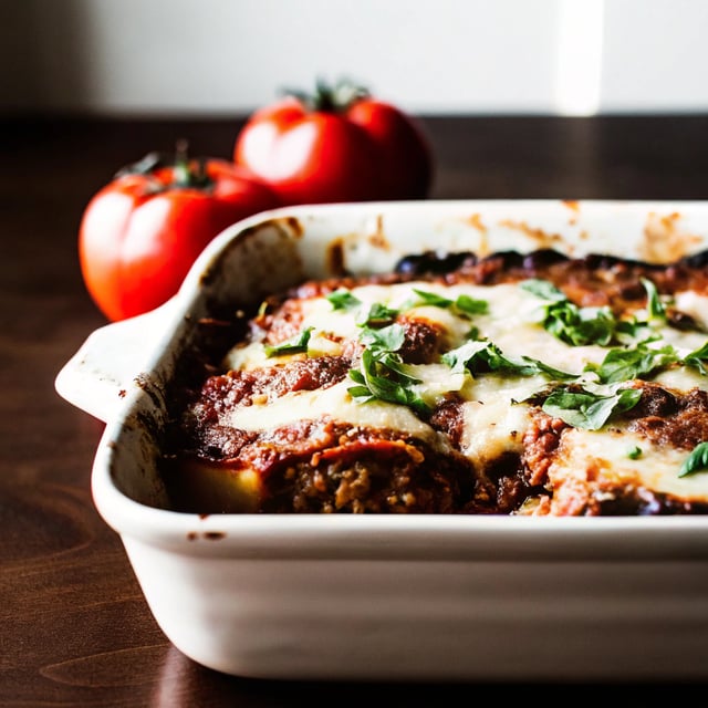 Baked Eggplant Parmesan