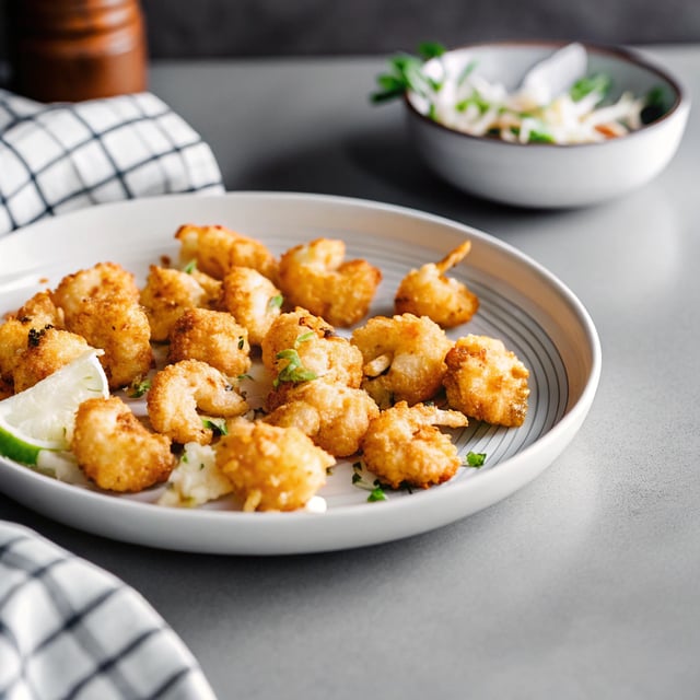 Baked Popcorn Shrimp