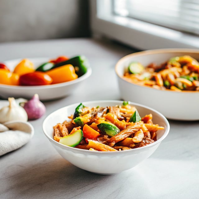 Balsamic Veggie Pasta