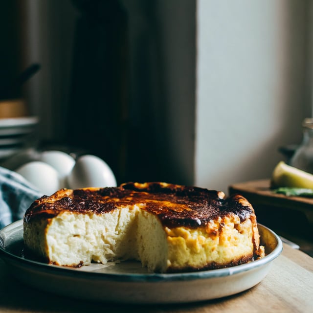 Basque Cheesecake (Tarta de Queso)