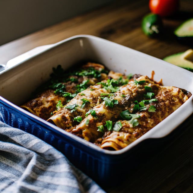 BBQ Chicken Enchiladas