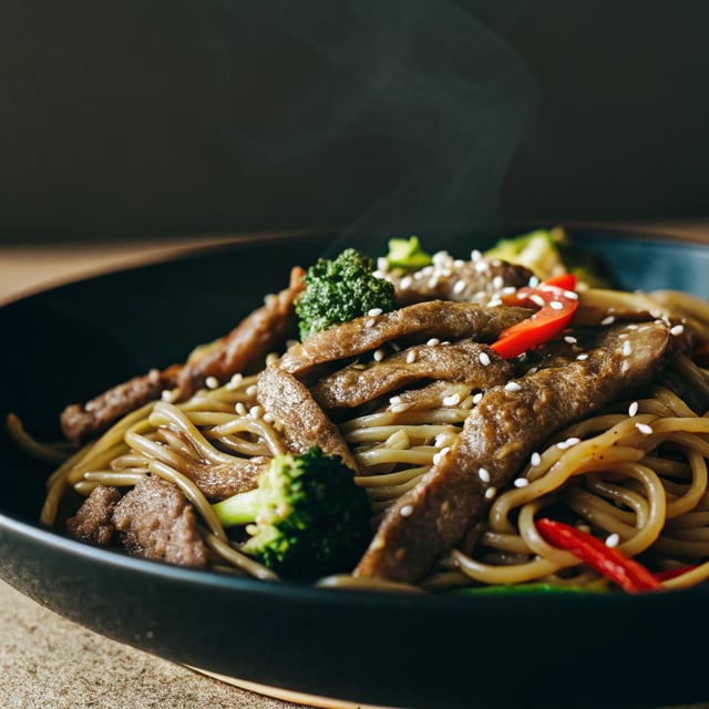 Beef and Broccoli Noodles
