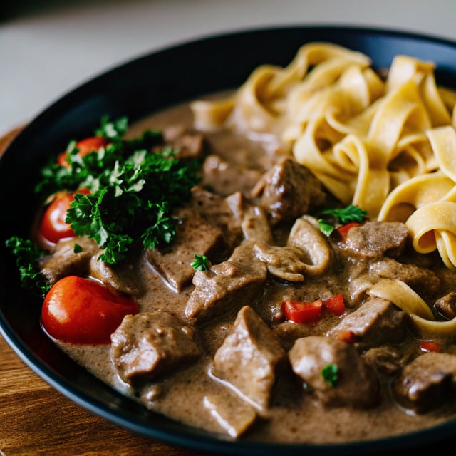 Beef Stroganoff