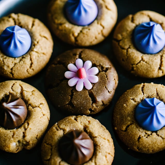 Biscoff Blossoms (Kiss Cookies)