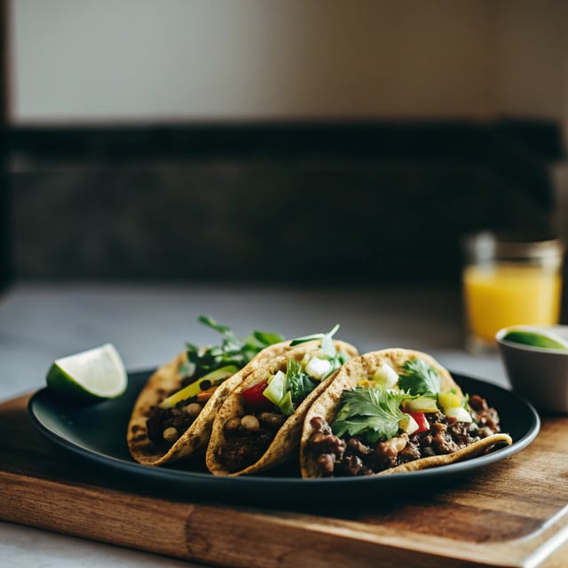 Black Bean Breakfast Tacos