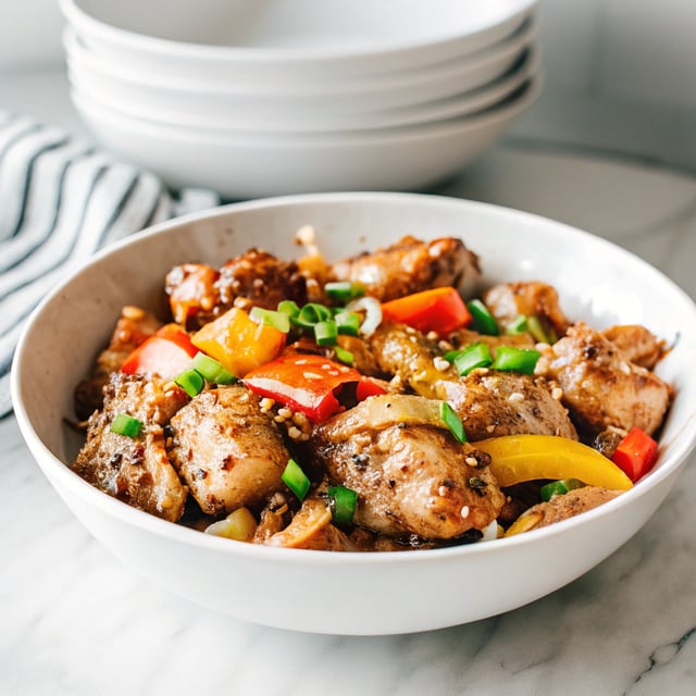 Black Pepper Chicken
