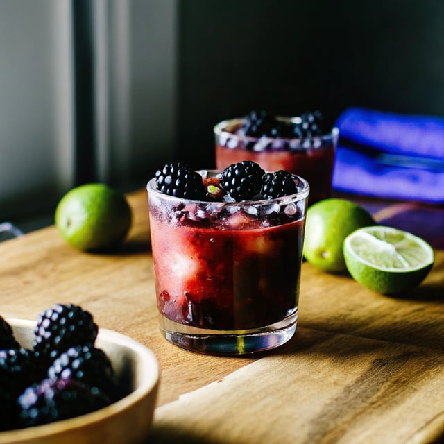 Blackberry Lime Margaritas