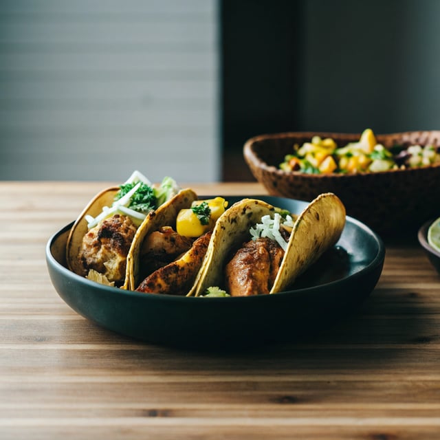 Blackened Salmon Tacos