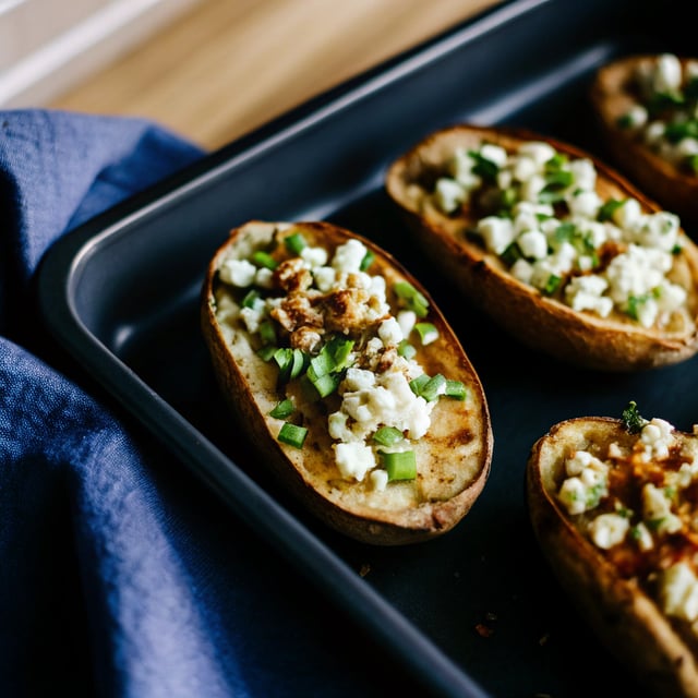 Blue Cheese Twice-Baked Potatoes