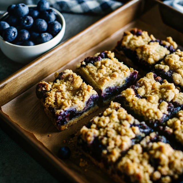 Blueberry Crumb Bars