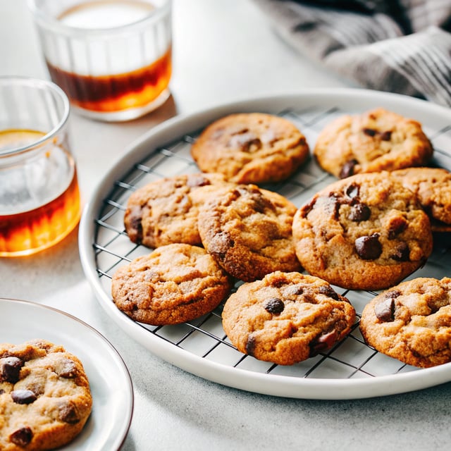Bourbon Chocolate Chip Cookies
