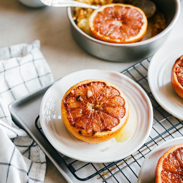 Brown-Sugar Broiled Grapefruit