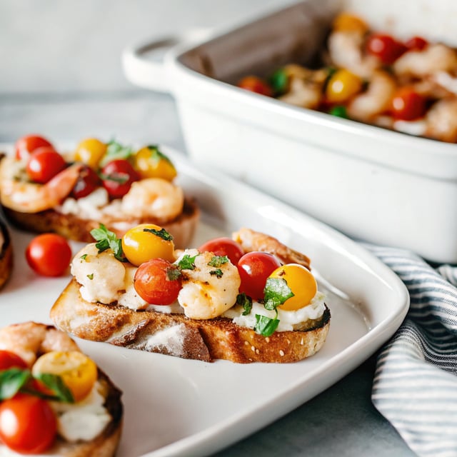 Bruschetta Baked Shrimp