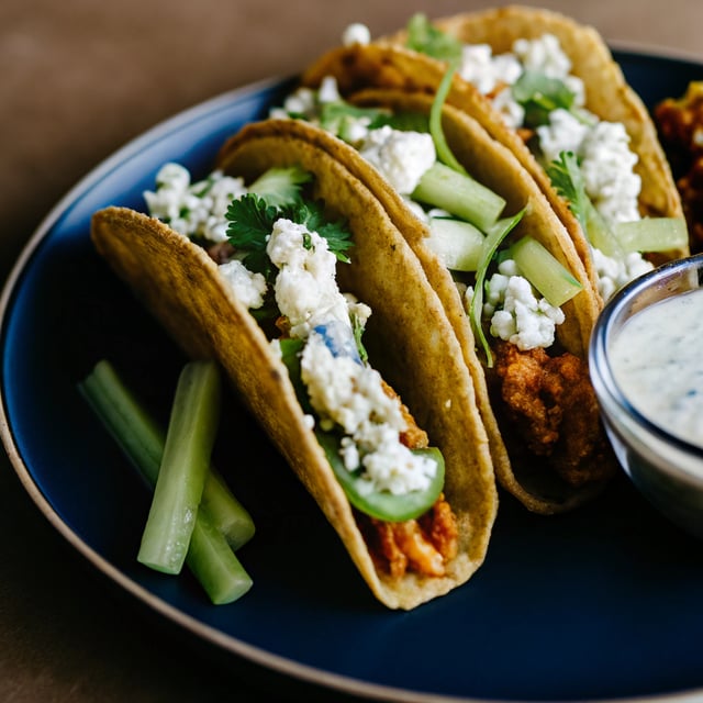 Buffalo Chicken Tacos
