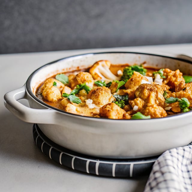 Butter Chicken and Cauliflower