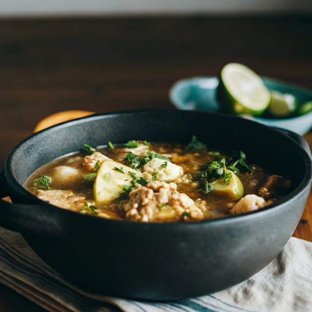 Carnitas Caldo (Carnitas Soup)