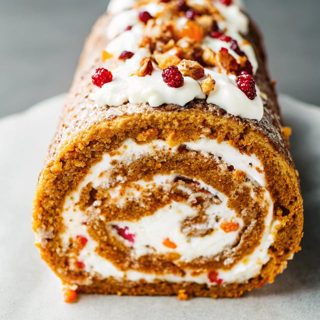 Carrot Cake Roll