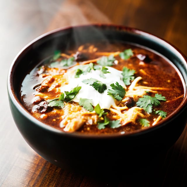 Cheesy Chicken Enchilada Soup