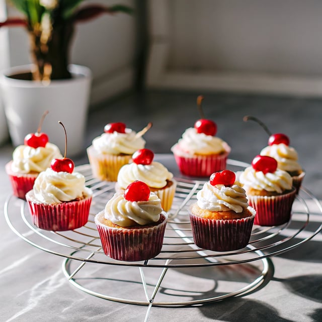 Cherry Vanilla Cupcakes