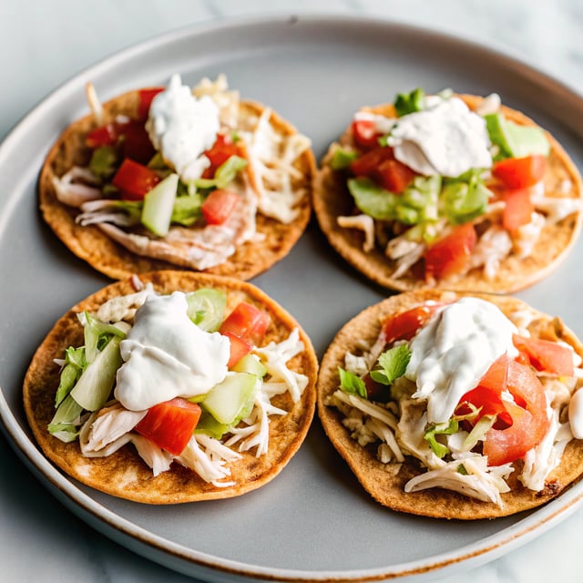 Chicken Tostadas