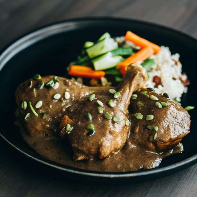 Chicken with Pumpkin Seed Sauce (Chicken Pepián)