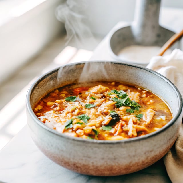 Chipotle Chicken and Rice Soup