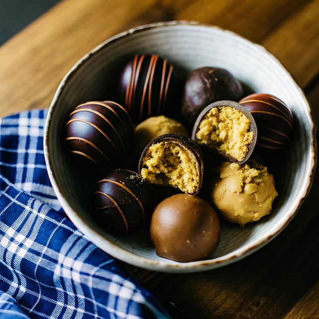 Chocolate Chip Cookie Dough Truffles