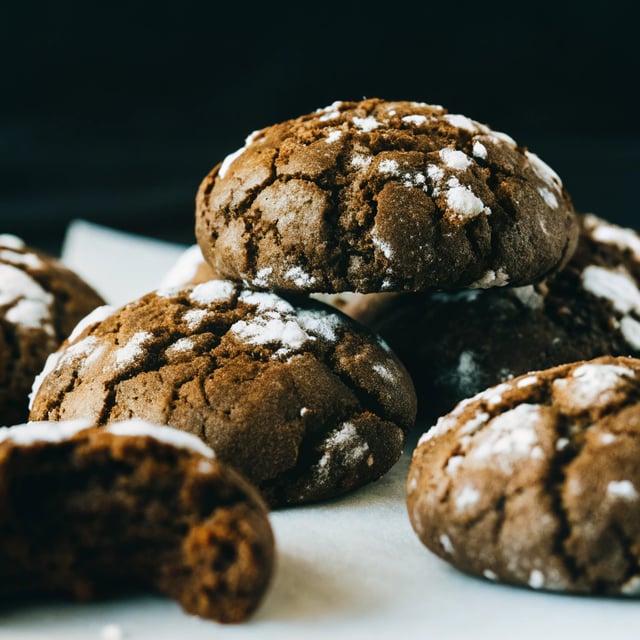 Chocolate Crinkle Cookies