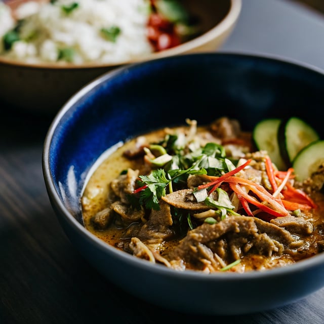Coconut Curry Shredded Beef