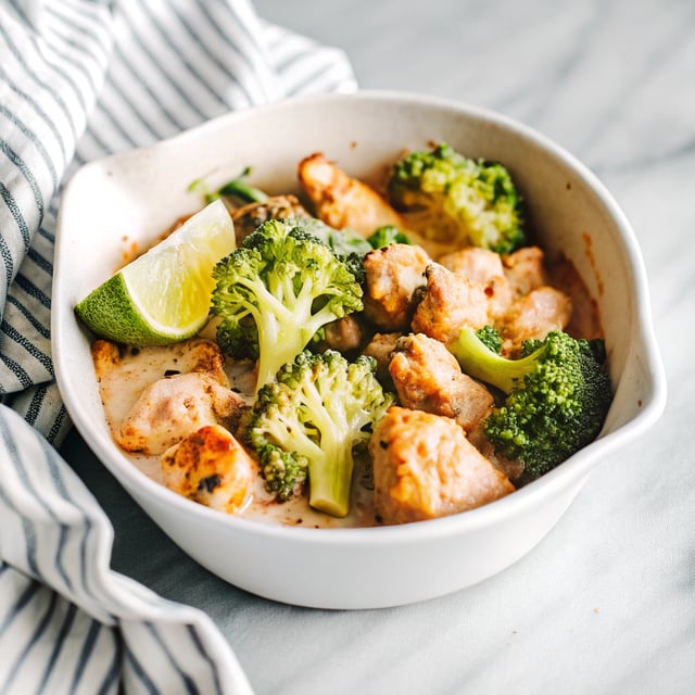 Coconut Lime Chicken and Broccoli