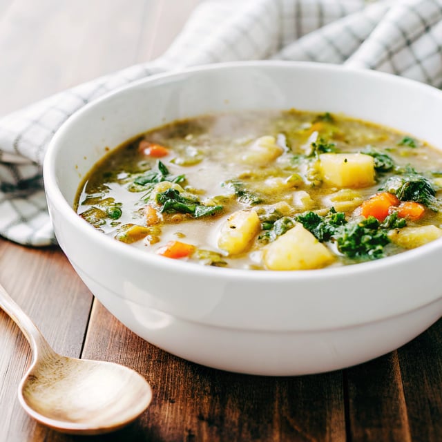 Colcannon Soup (Potato Kale Soup)