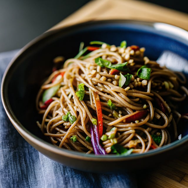 Cold Sesame Peanut Noodles