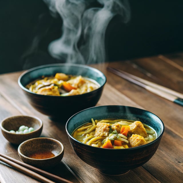 Comforting Curry Noodle Bowls
