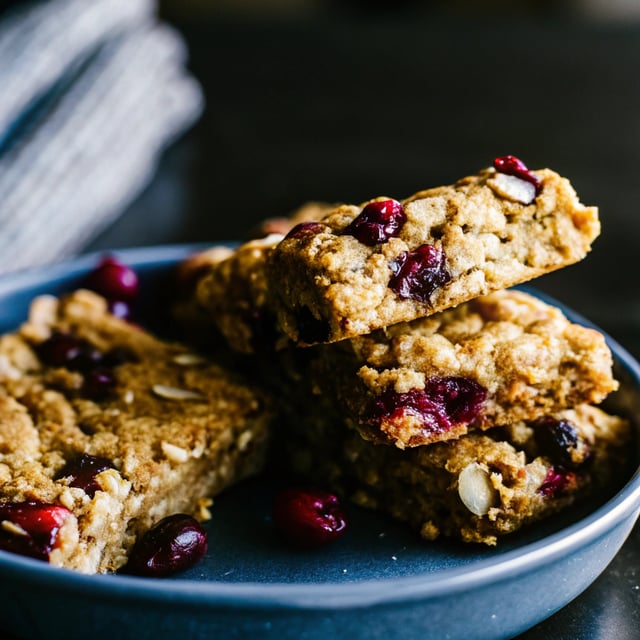 Cranberry Almond Protein Bars