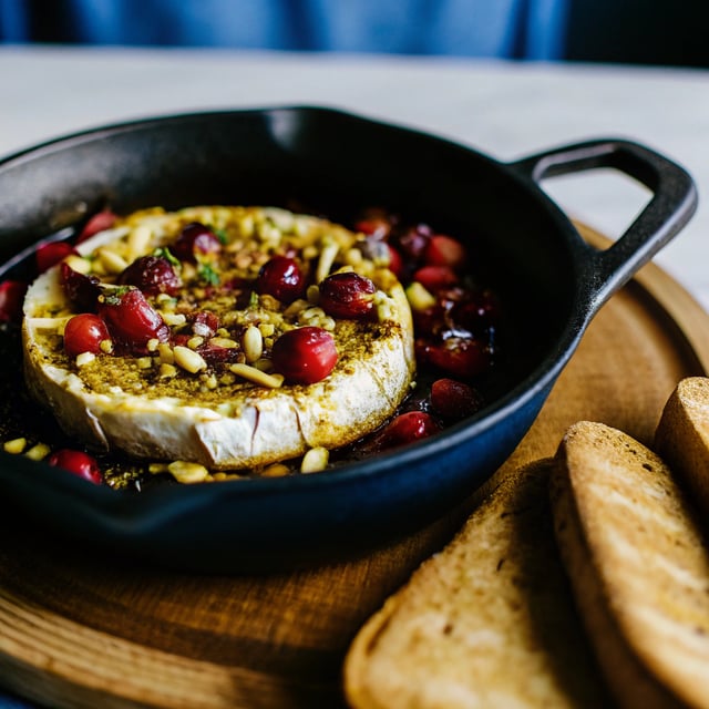 Cranberry Pistachio Baked Brie