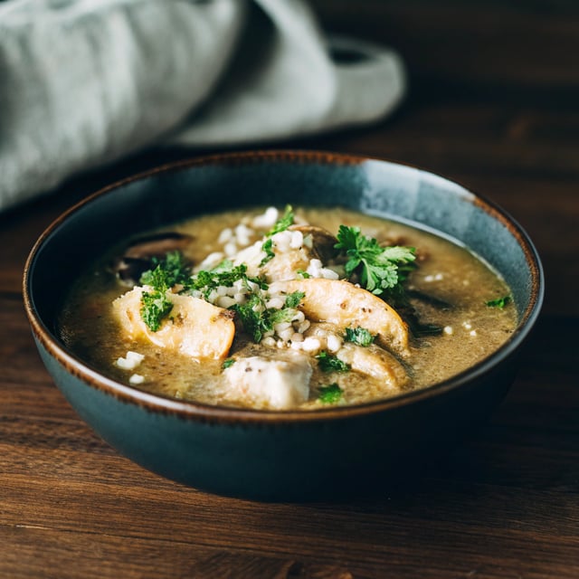Creamy Chicken Marsala Soup