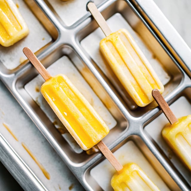 Creamy Lemon Popsicles