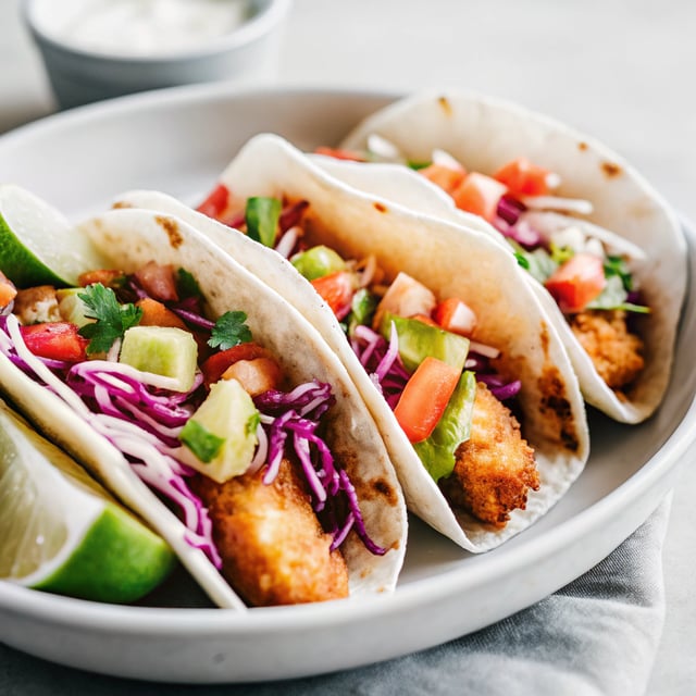 Crispy Baked Fish Tacos