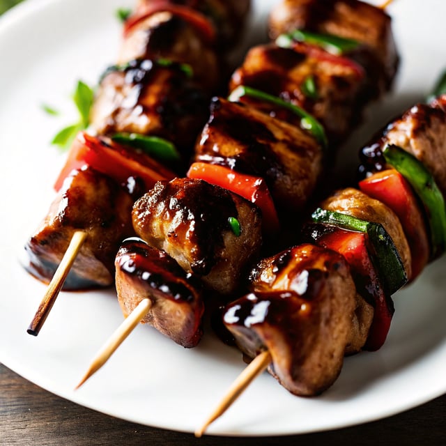 Easy Balsamic Chicken Skewers