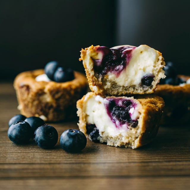 Easy Blueberry "Cheesecake" Bites