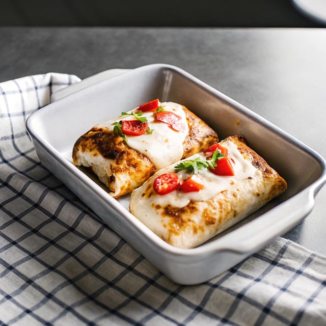 Easy Chicken Chimichangas
