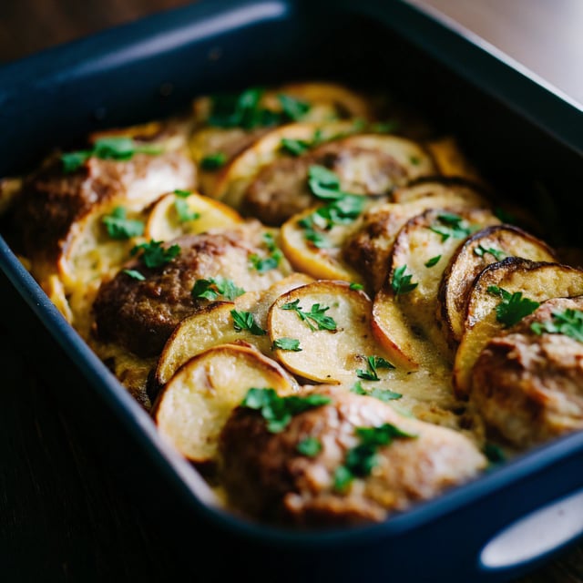 Easy Lemon Chicken Potato Casserole
