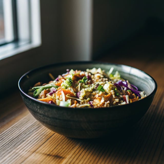 Easy Sesame Quinoa Slaw