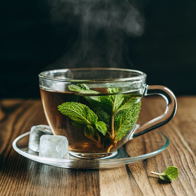 Fresh Mint Tea (Hot or Iced)