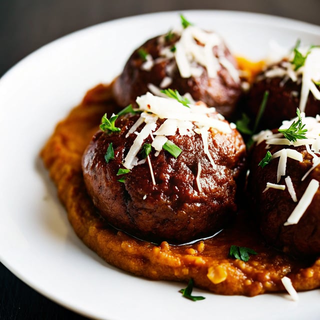 Garlic Parmesan Mashed Sweet Potatoes