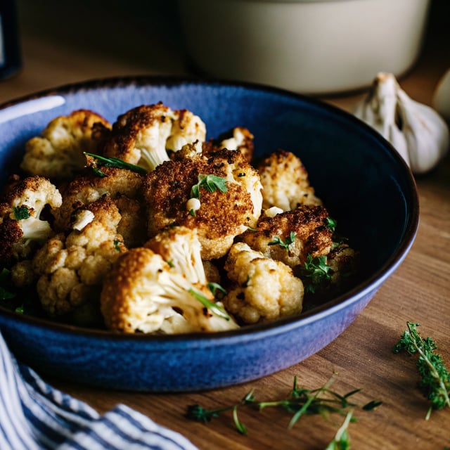 Garlic Roasted Cauliflower