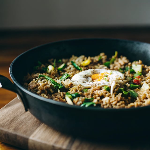 Ginger Kale Fried Rice