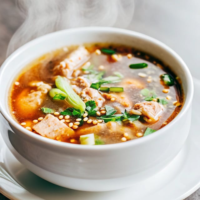 Ginger Scallion Chicken Soup